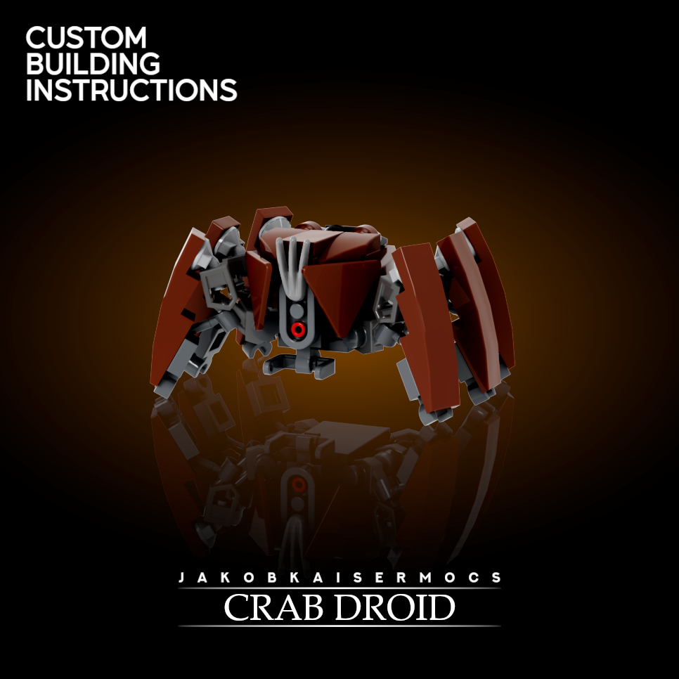 Custom MOC Building Instructions: Crab Droid