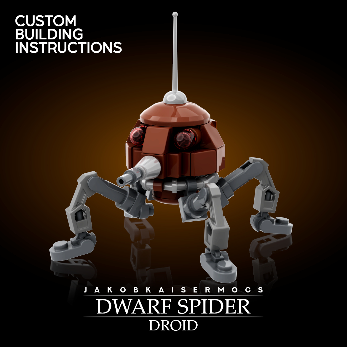 Custom MOC Building Instructions: Dwarf Spider Droid